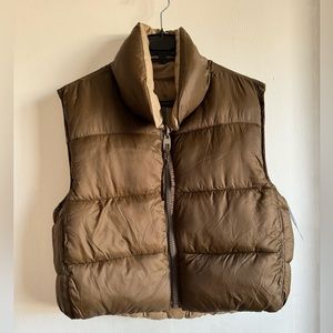 Zara Two Toned Reversible Puffer Vest